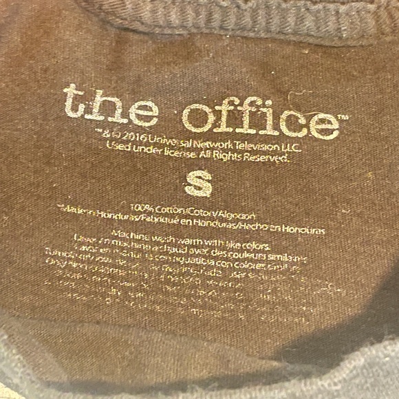 The Office Dwight Schrute Small False T-Shirt Black. Please check measurements - Picture 2 of 5